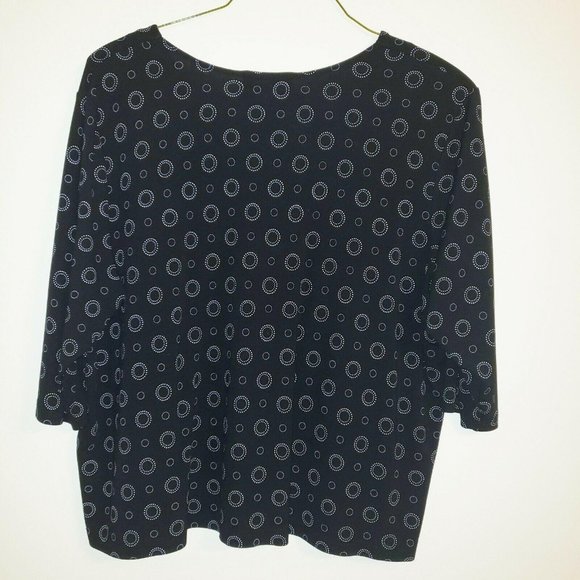 August Max Woman plus size 2X cardigan rhinestone - Picture 8 of 11